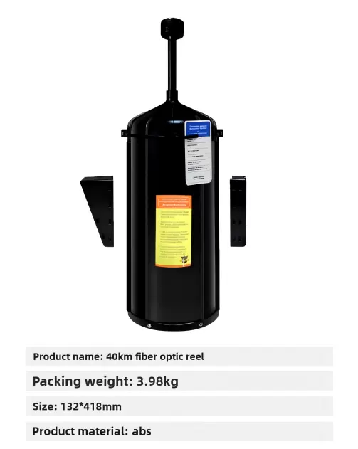 Drones équipés de bobines de fibre optique pour des portées de 3 km, 5 km, 10 km, 15 km, 20 km, 30 km et 40 km.
