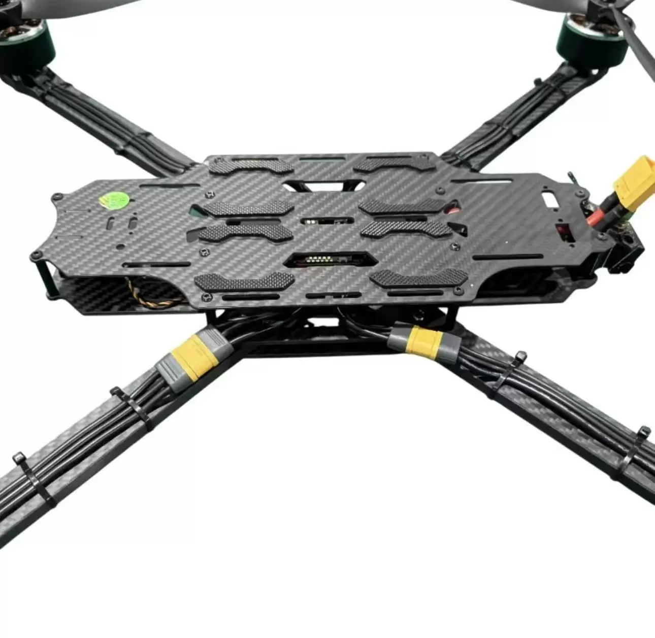 Drone FPV de 15 pouces avec guidage IA et transmission par fibre optique