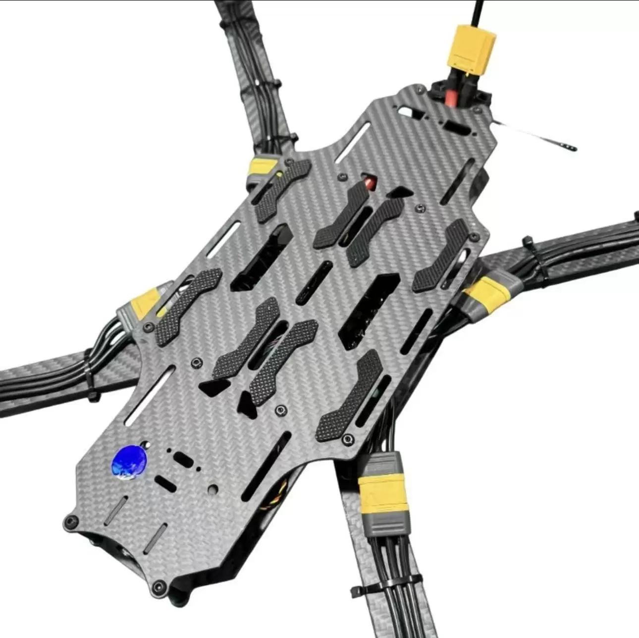 Drone FPV de 15 pouces avec guidage IA et transmission par fibre optique