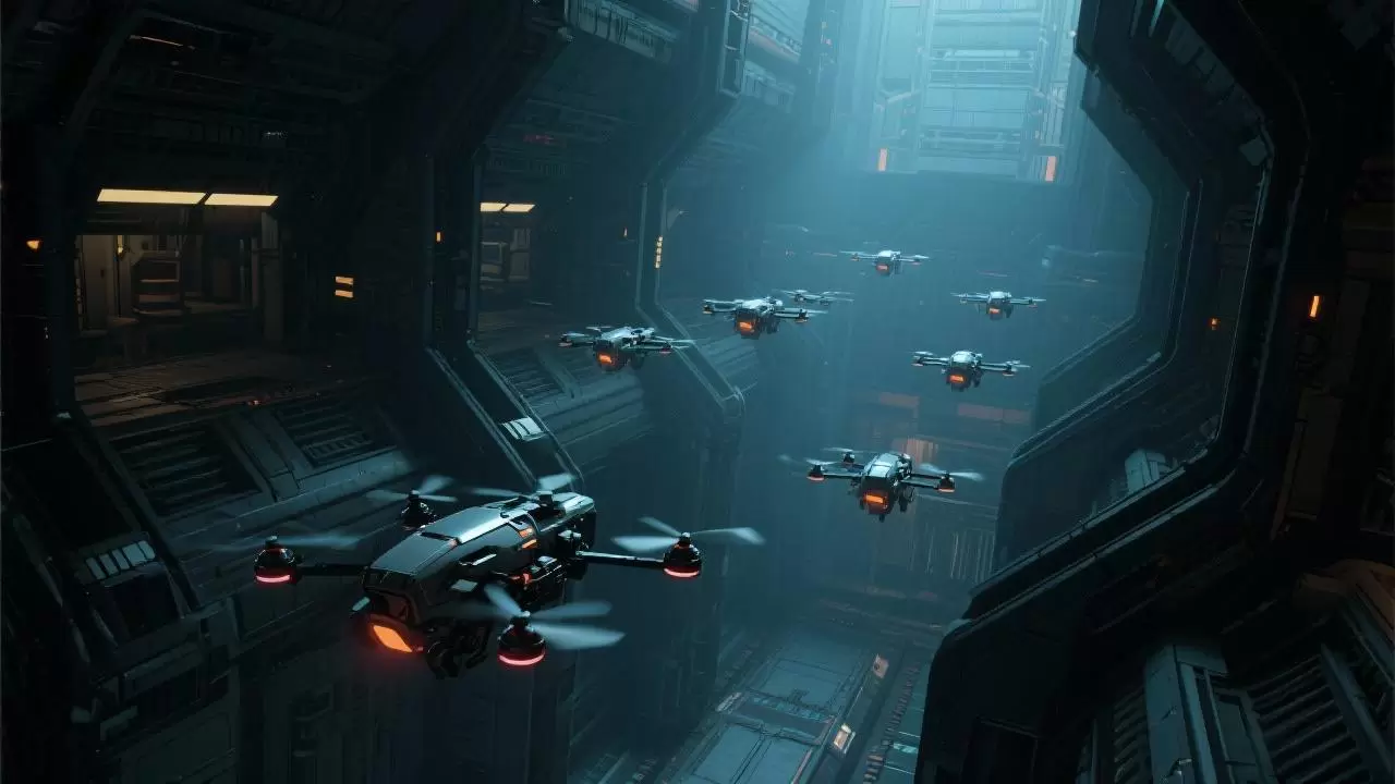 اختراق استخباراتي في السرب: طائرات بدون طيار تتقن التنسيق المستقل في بيئات داخلية معقدة